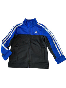 Adidas toddler boys color block zip up track jacket 4T