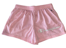 Champion girls mesh athletic shorts in pink L(14)