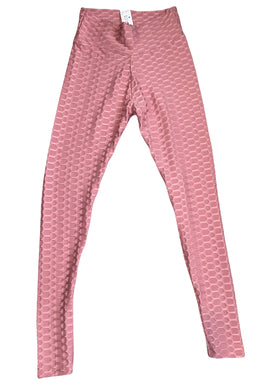 Cheryl Creations Kids girls honeycomb bubble textured leggings L(14) NEW