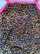 Hope Jeans girls leopard rhinestone heart romper 10