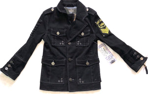 Kingsley girls rock & roll military style jacket 4 NEW