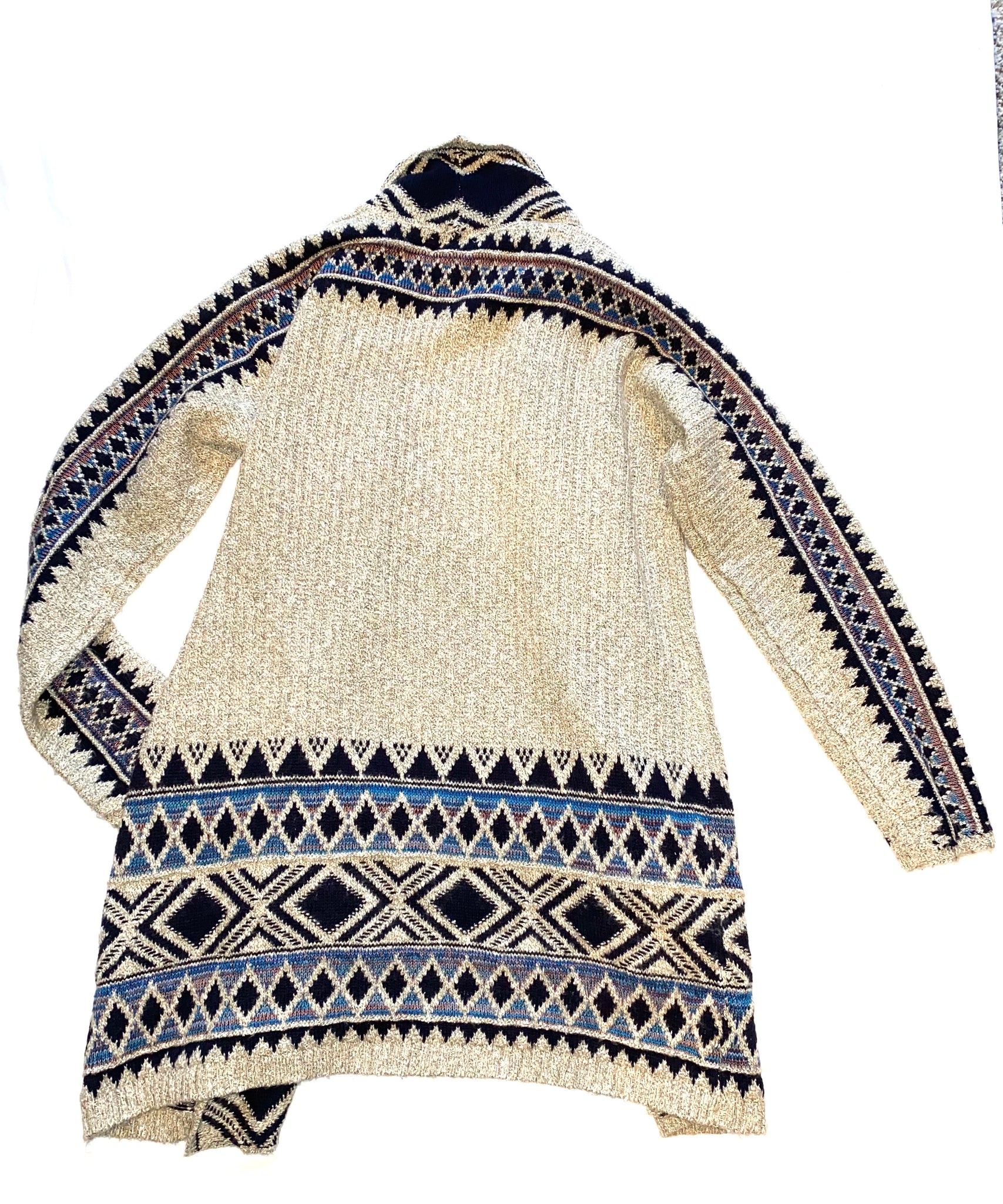 Lucky Brand women's diamond pattern open cardigan sweater XS/S – Makenna's  Threads