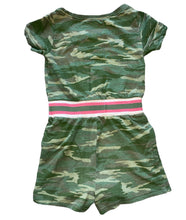 Kensie Girl camouflage tee shirt romper with pockets 6x