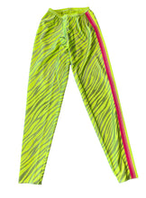 Hope Jeans girls neon LOVE top & zebra leggings set 10