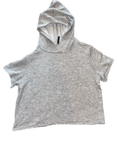 Revelation girls cropped Brooklyn hooded short sleeve top  XL(16)