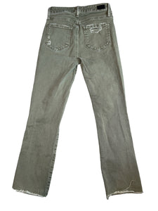 Paige Jeans women’s Hoxton Slim crop jeans in green 25