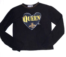 Hope Jeans girls cozy knit Queen Bee pullover top 8 & 10