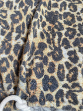 Vintage Havana girls cozy leopard drawstring pullover sweater XL(16)