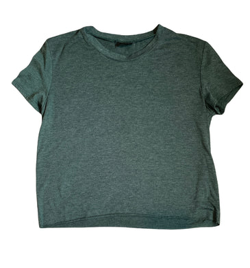Firehouse women cropped heathered tee OS(Junior Small)