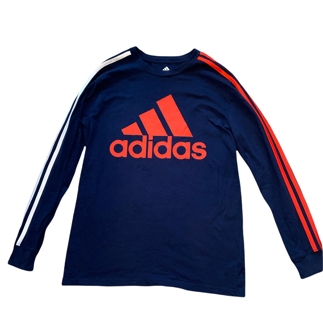 Adidas boys long sleeve logo active tee L(14-16)
