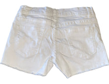 Contraband junior girls ripped cutoff jean shorts in white 3