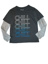 Chaser boys layered CHILL tee 7