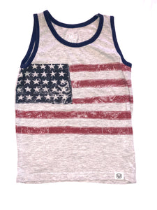 Wes & Willy boys USA flag tank top 5