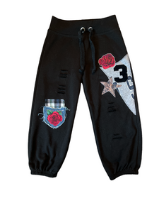 Random Hearts girls slashed roses sweatpants 4