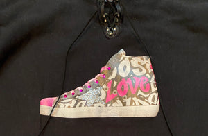 Hope Jeans girls Love sneaker star graphic top 12