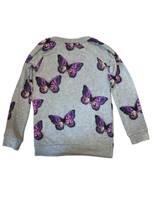 Chaser girls butterfly cozy knit pullover top 8 NEW