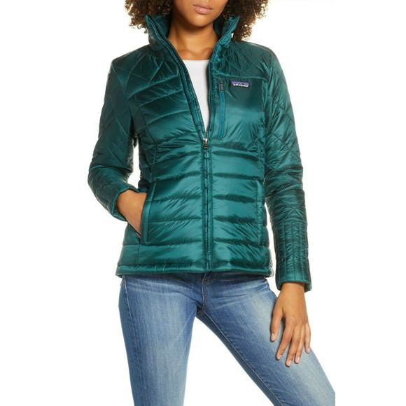 Patagonia radalie store jacket piki green