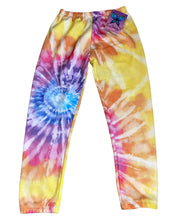 Social Butterfly girls rainbow tie dye jogger sweat pants 10 NEW