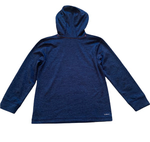 Adidas boys navy Climalite active pullover logo hoodie 6