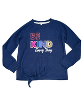Love Glam Girl cozy knit Be Kind Every Day knotted top 5