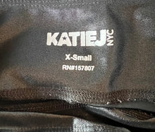 Katie J NYC junior hi shine solid black leggings XS