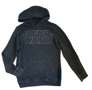 Star Wars kids unisex textured print pullover hoodie sweatshirt L(14)