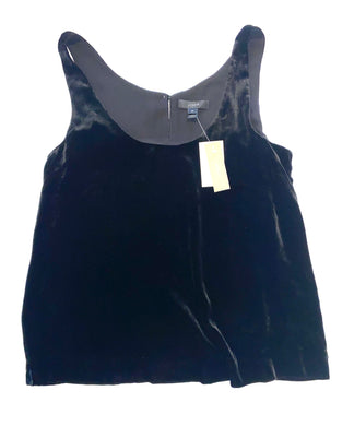 J Crew women’s velvet tank top with button XS NEW