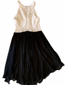 Knitworks girls lace bodice special occasion dress 14