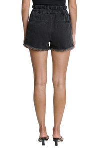 Pistola women’s Cooper Paperbag shorts in Salem (washed black) XS NEW