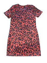 Max & Ash women’s faux suede leopard shirt dress S NEW