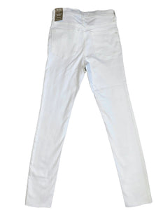 Madewell women’s 9” mid rise button fly skinny jeans white 25 NEW