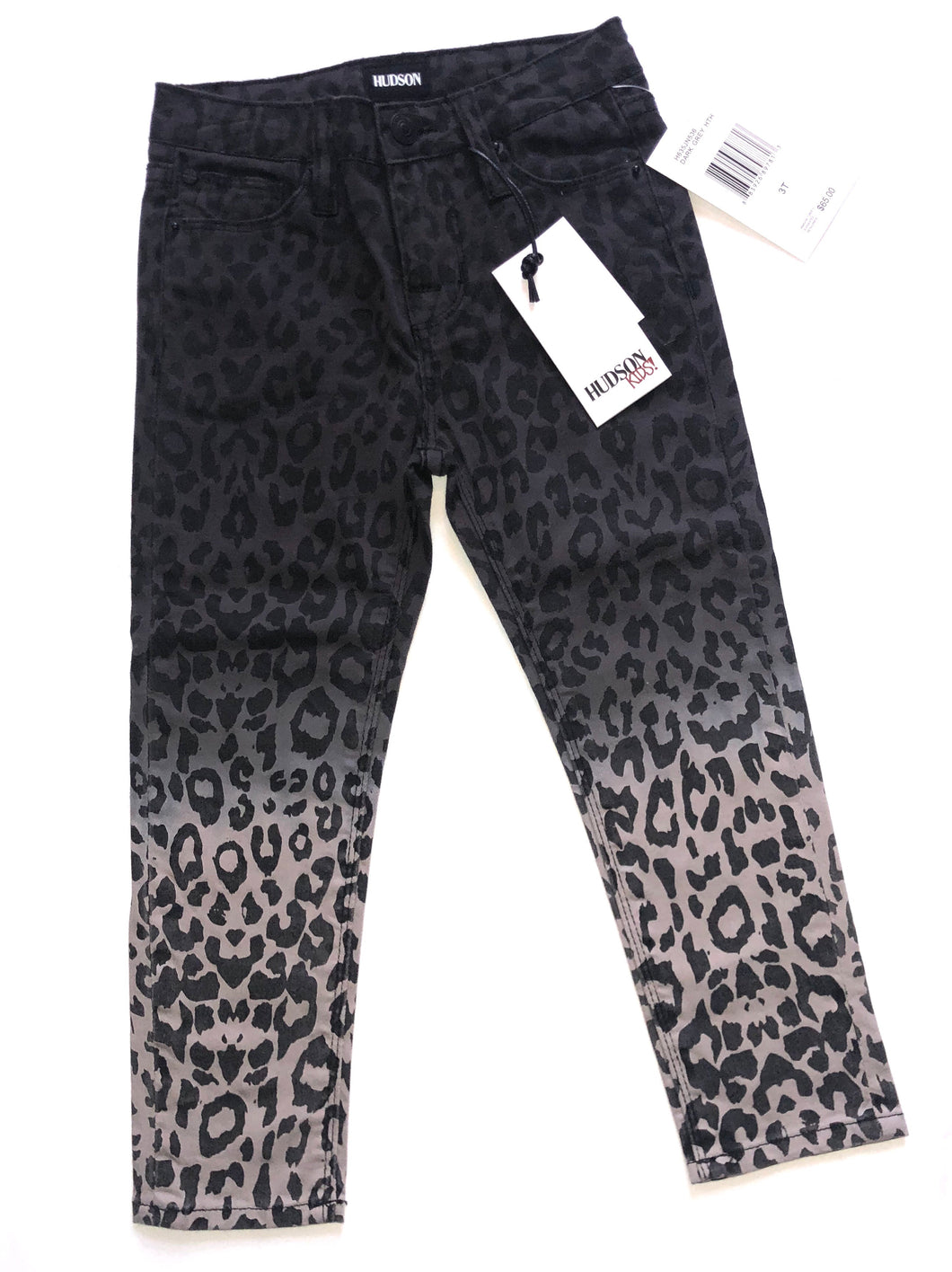 Hudson toddler girls ombré animal print skinny jeans 3T NEW