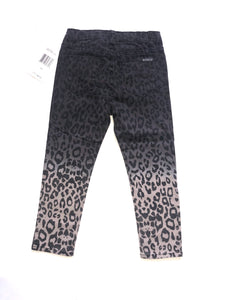 Hudson toddler girls ombré animal print skinny jeans 3T NEW